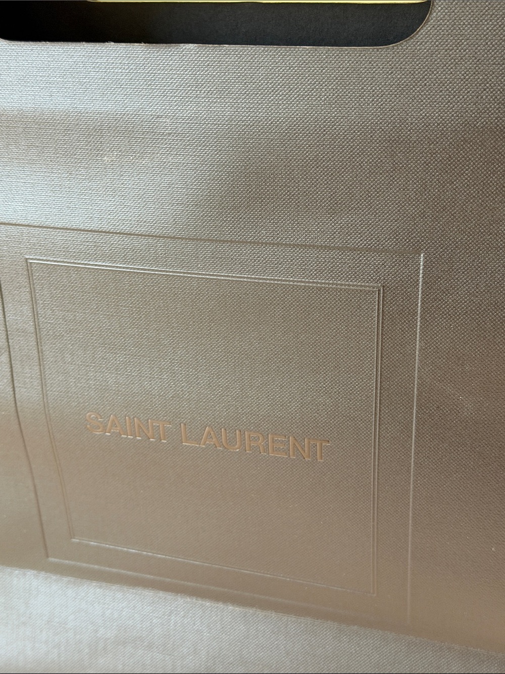 BNWOT SAINT LAURENT EMPTY PAPER SHOPPING BAG WITH MATCHING ENVELOPE FOR A CARD - Picture 7 of 7